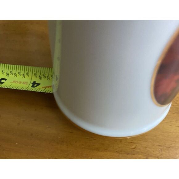 VTG 1996 Coca Cola Santa Gold Trim Mugs 2 Set Collectors Edition Christmas Mugs - Picture 11 of 12